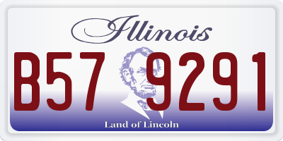 IL license plate B579291
