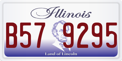 IL license plate B579295
