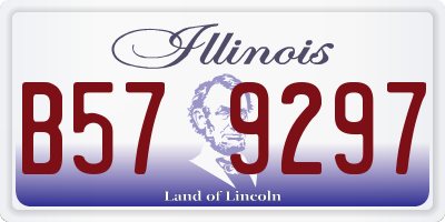 IL license plate B579297