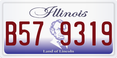 IL license plate B579319