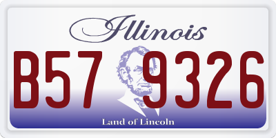 IL license plate B579326