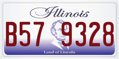 IL license plate B579328