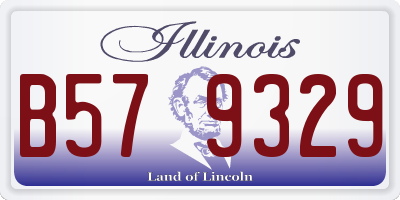 IL license plate B579329