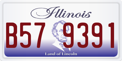 IL license plate B579391
