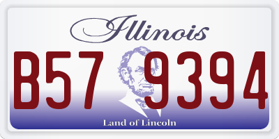 IL license plate B579394