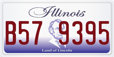 IL license plate B579395