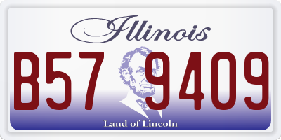 IL license plate B579409