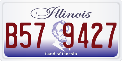 IL license plate B579427