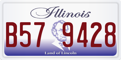 IL license plate B579428