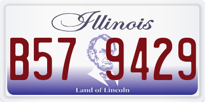 IL license plate B579429