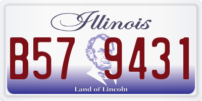 IL license plate B579431