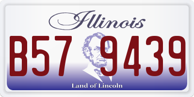 IL license plate B579439