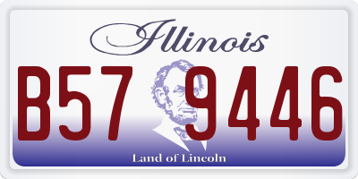 IL license plate B579446