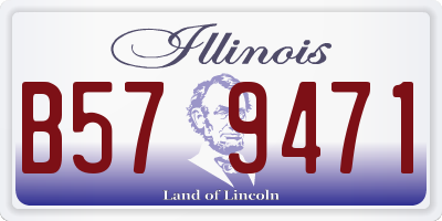 IL license plate B579471