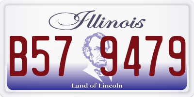 IL license plate B579479