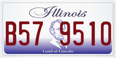 IL license plate B579510