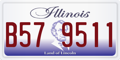 IL license plate B579511