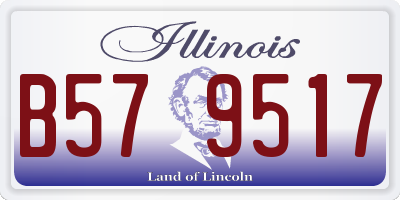 IL license plate B579517