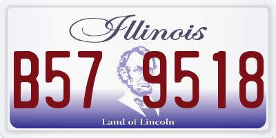 IL license plate B579518