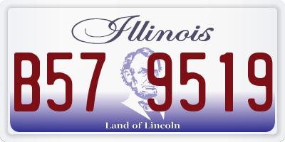 IL license plate B579519