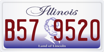 IL license plate B579520