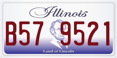 IL license plate B579521