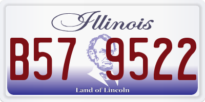 IL license plate B579522