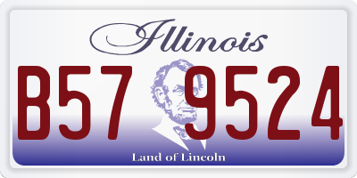 IL license plate B579524