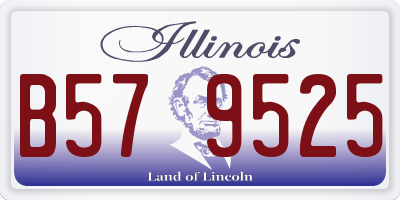IL license plate B579525