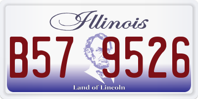 IL license plate B579526