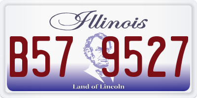 IL license plate B579527