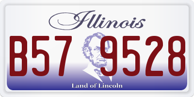 IL license plate B579528