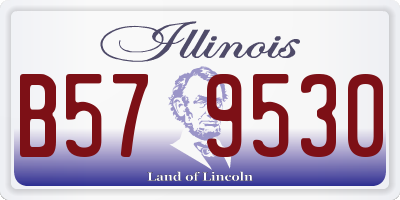 IL license plate B579530