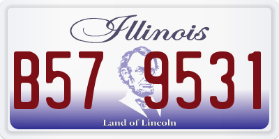 IL license plate B579531