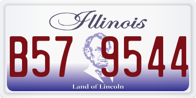 IL license plate B579544