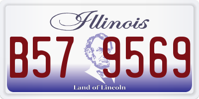 IL license plate B579569