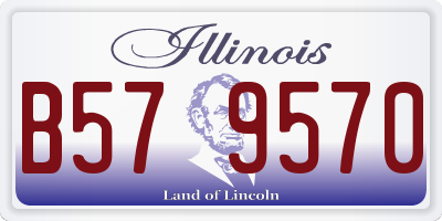 IL license plate B579570