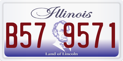 IL license plate B579571