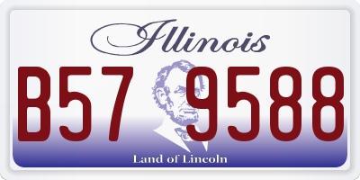 IL license plate B579588