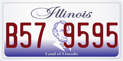 IL license plate B579595