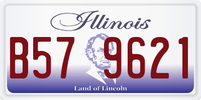 IL license plate B579621