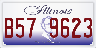 IL license plate B579623