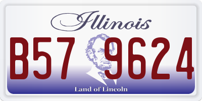 IL license plate B579624