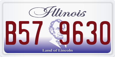 IL license plate B579630
