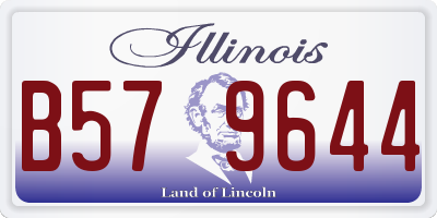 IL license plate B579644