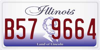 IL license plate B579664