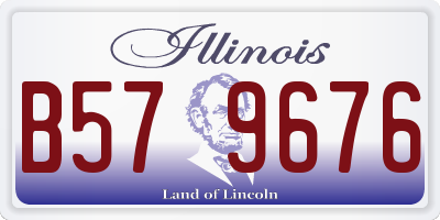 IL license plate B579676
