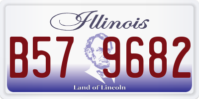 IL license plate B579682