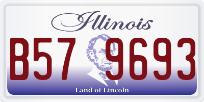 IL license plate B579693