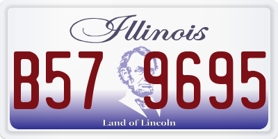 IL license plate B579695